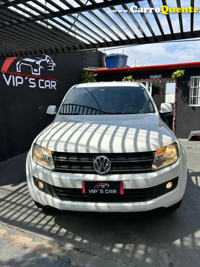 VOLKSWAGEN   AMAROK TRENDLINE CD 2.0 TDI 4X4 DIES AUT   BRANCO 2014 2.0 DIESEL - Loja