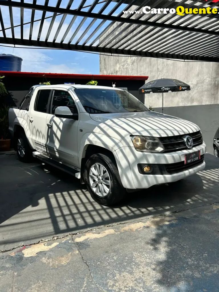 VOLKSWAGEN   AMAROK TRENDLINE CD 2.0 TDI 4X4 DIES AUT   BRANCO 2014 2.0 DIESEL - Loja