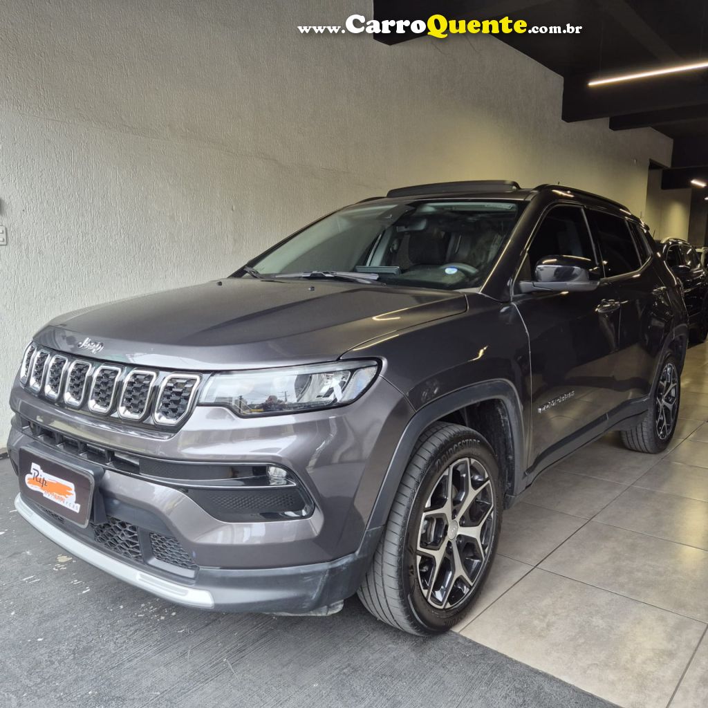 JEEP   COMPASS LONG. T270 1.3 TB 4X2 FLEX AUT.   CINZA 2025 1.3 FLEX - Loja