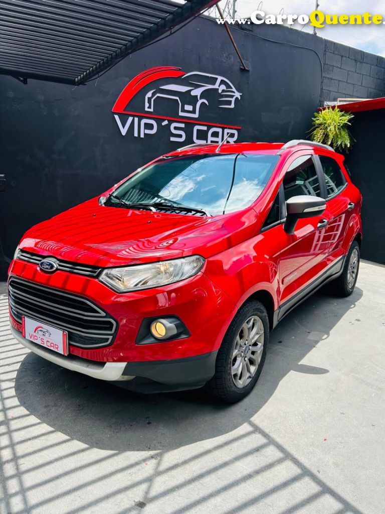 FORD   ECOSPORT FREESTYLE 1.6 16V FLEX 5P   VERMELHO 2015 1.6 FLEX - Loja