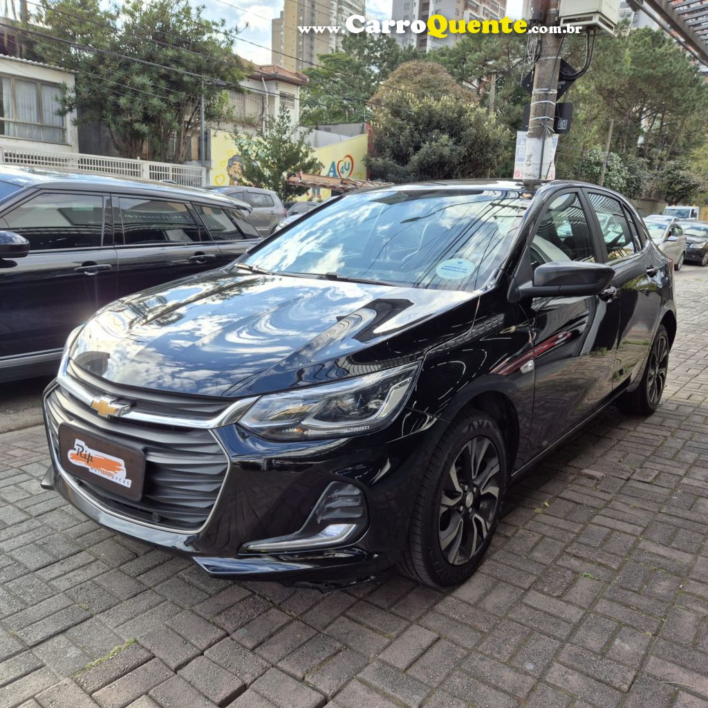 CHEVROLET   ONIX HATCH PREM. 1.0 12V TB FLEX 5P AUT.   PRETO 2025 1.0 FLEX - Loja