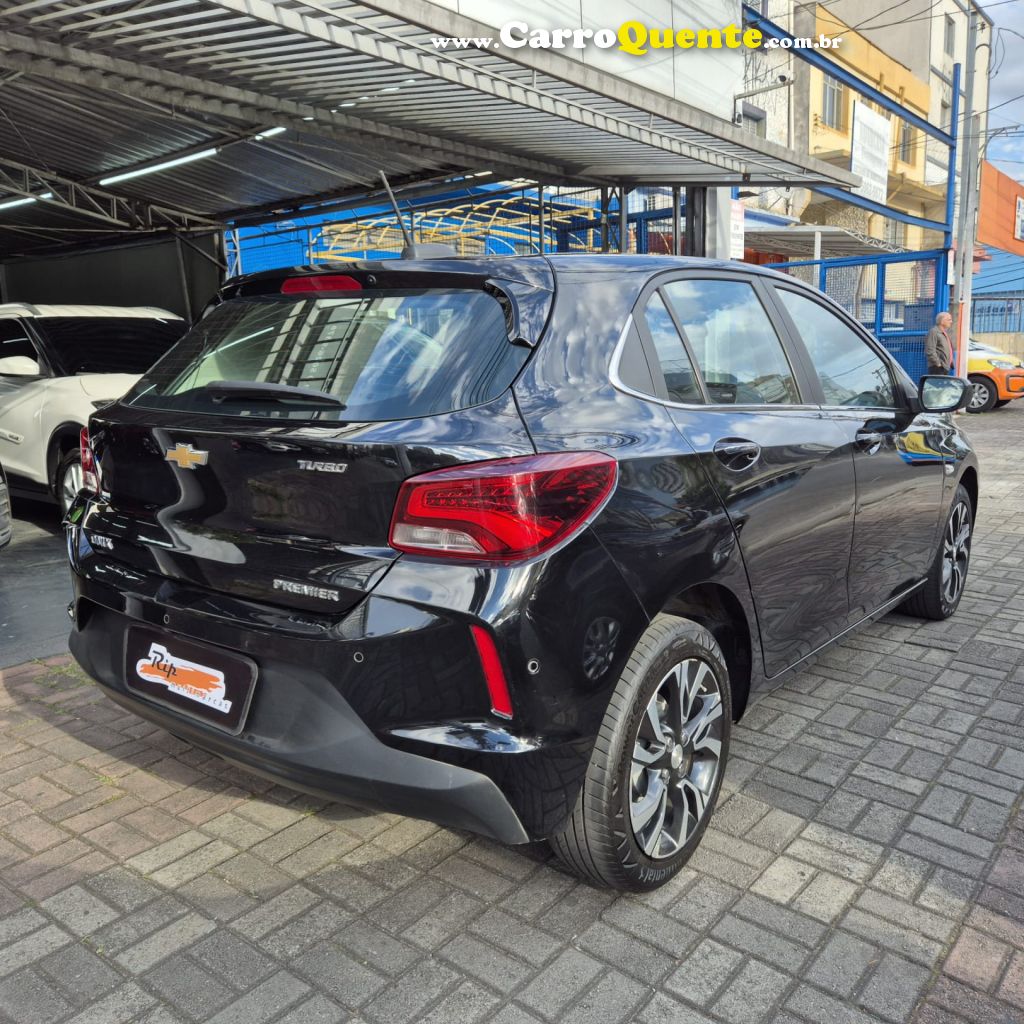 CHEVROLET   ONIX HATCH PREM. 1.0 12V TB FLEX 5P AUT.   PRETO 2025 1.0 FLEX - Loja