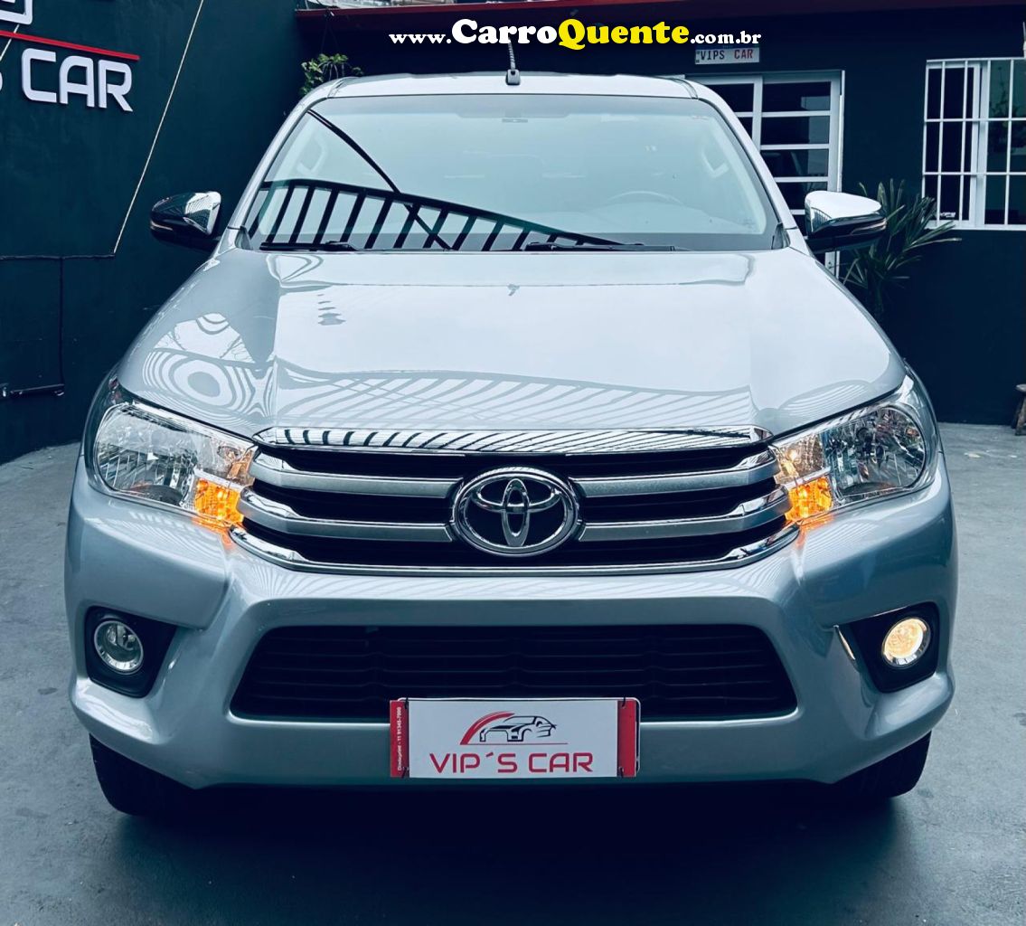 TOYOTA   HILUX SW4 SRV 4X2 2.7 FLEX 16V AUT.   PRATA 2018 2.7 FLEX - Loja