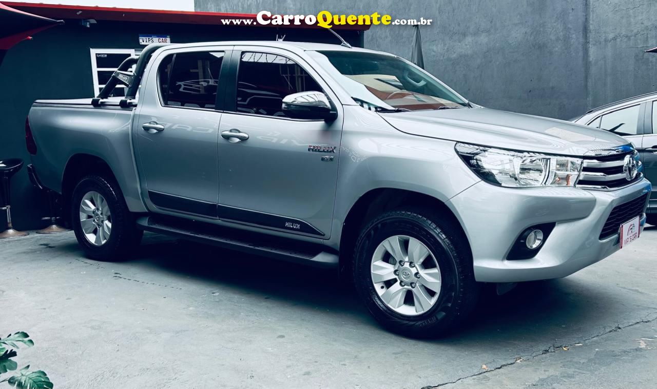 TOYOTA   HILUX SW4 SRV 4X2 2.7 FLEX 16V AUT.   PRATA 2018 2.7 FLEX - Loja
