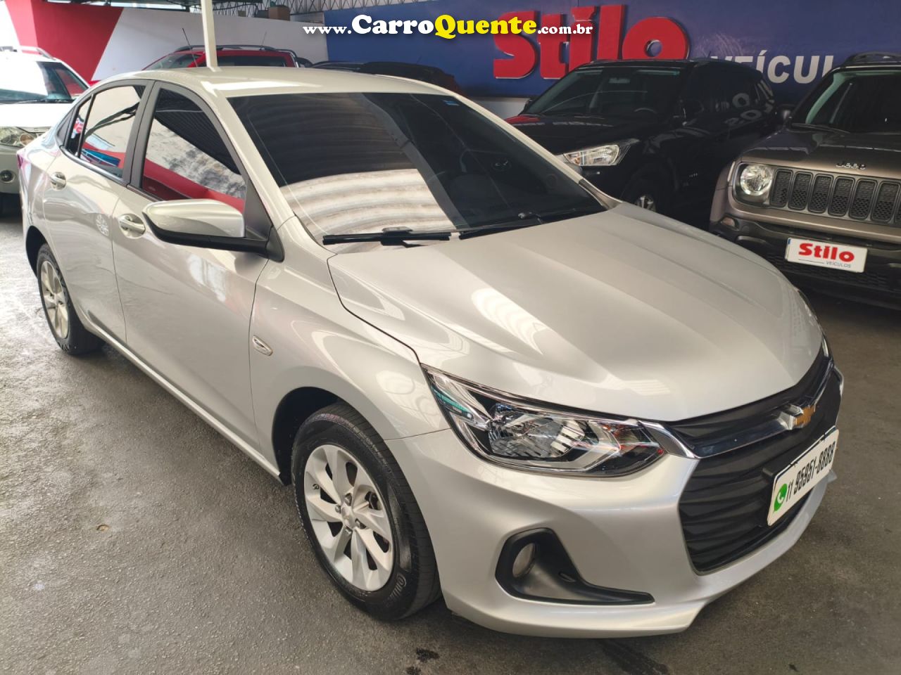 CHEVROLET   ONIX SEDAN PLUS LTZ 1.0 12V TB FLEX AUT.   PRATA 2020 1.0 FLEX - Loja