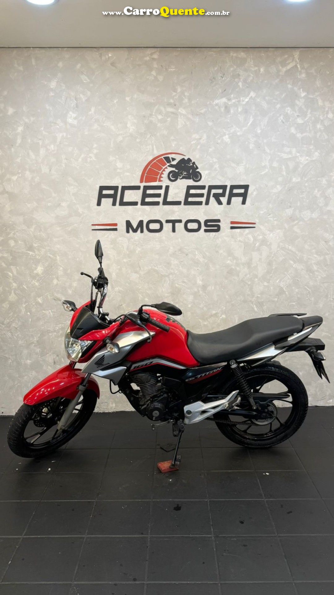 HONDA   CG 160 TITAN FLEXONEED.ESPECIAL 40 ANOS   VERMELHO 2022 160 FLEX - Loja