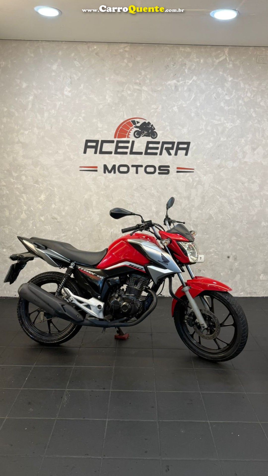 HONDA   CG 160 TITAN FLEXONEED.ESPECIAL 40 ANOS   VERMELHO 2022 160 FLEX - Loja