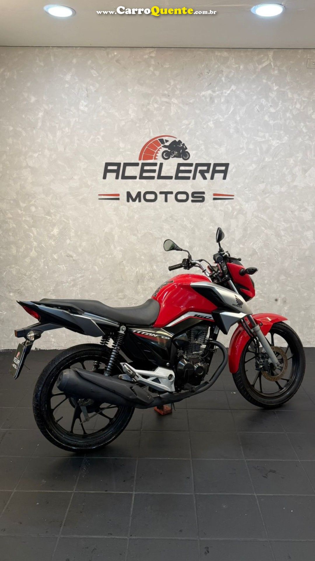 HONDA   CG 160 TITAN FLEXONEED.ESPECIAL 40 ANOS   VERMELHO 2022 160 FLEX - Loja