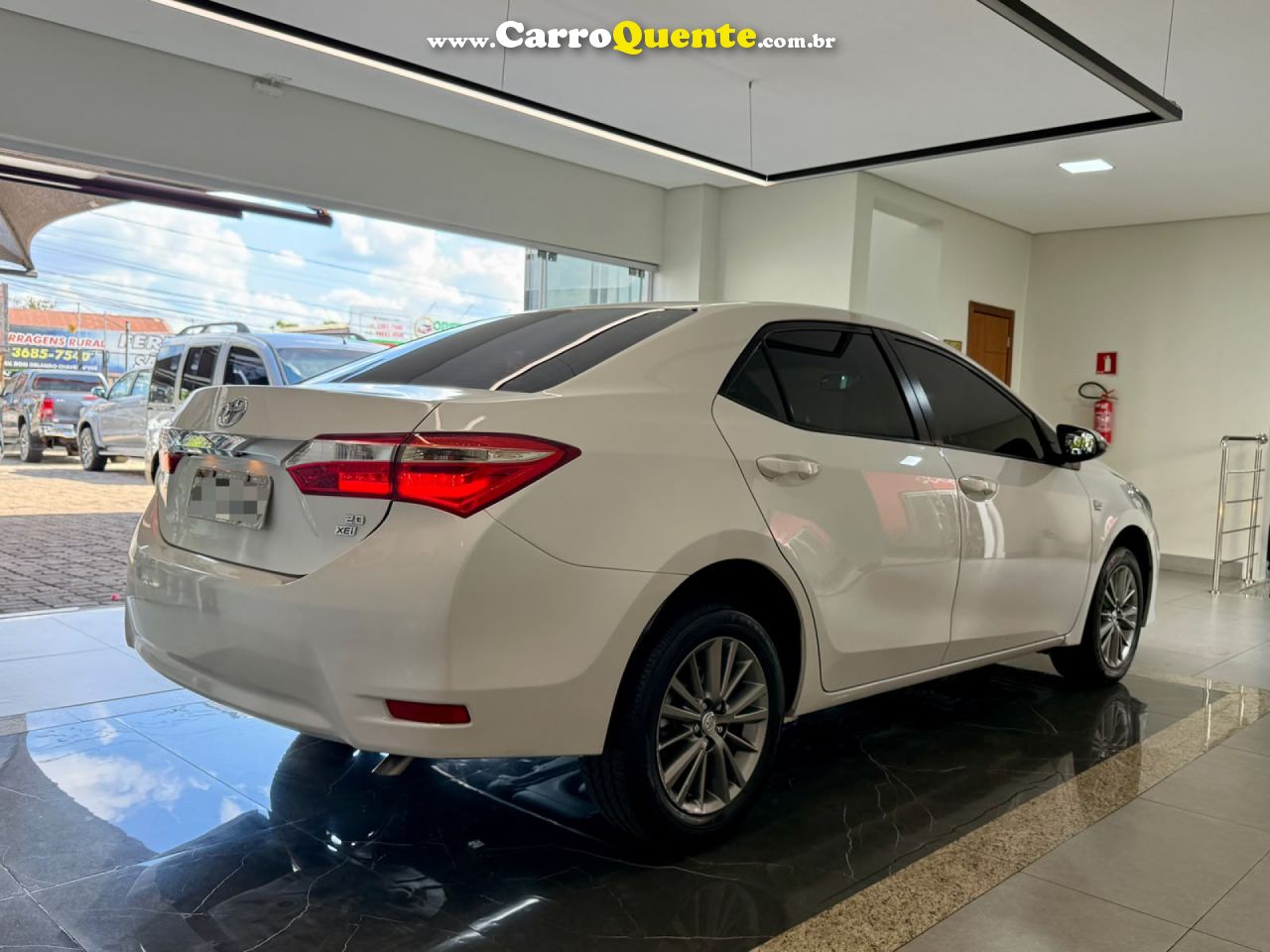 TOYOTA   COROLLA XEI 2.0 FLEX 16V AUT.   BRANCO 2016 2.0 FLEX - Loja