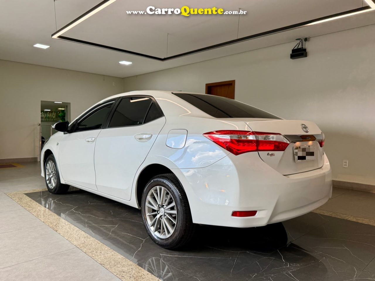 TOYOTA   COROLLA XEI 2.0 FLEX 16V AUT.   BRANCO 2016 2.0 FLEX - Loja