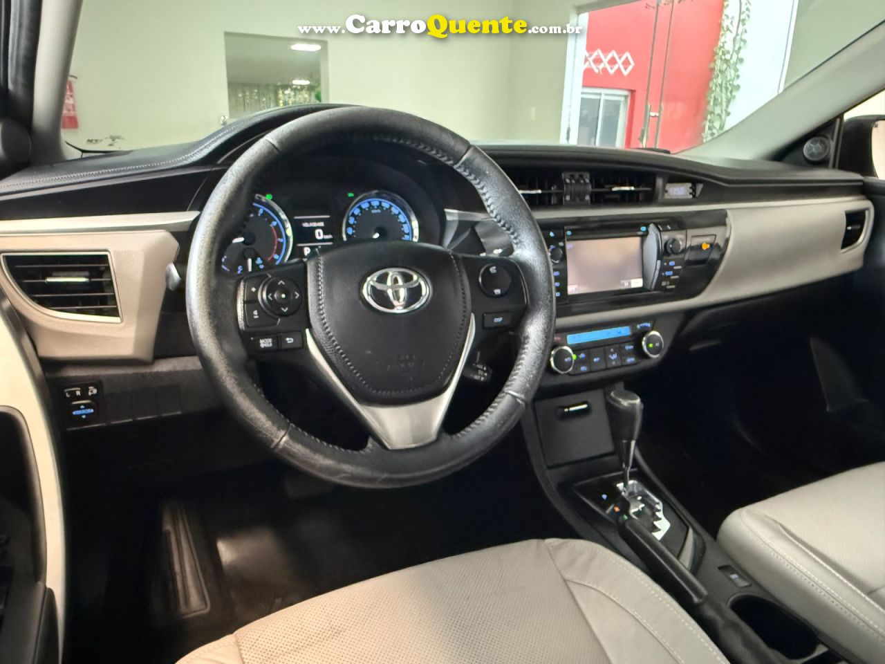 TOYOTA   COROLLA XEI 2.0 FLEX 16V AUT.   BRANCO 2016 2.0 FLEX - Loja