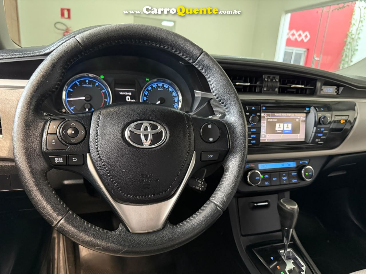 TOYOTA   COROLLA XEI 2.0 FLEX 16V AUT.   BRANCO 2016 2.0 FLEX - Loja