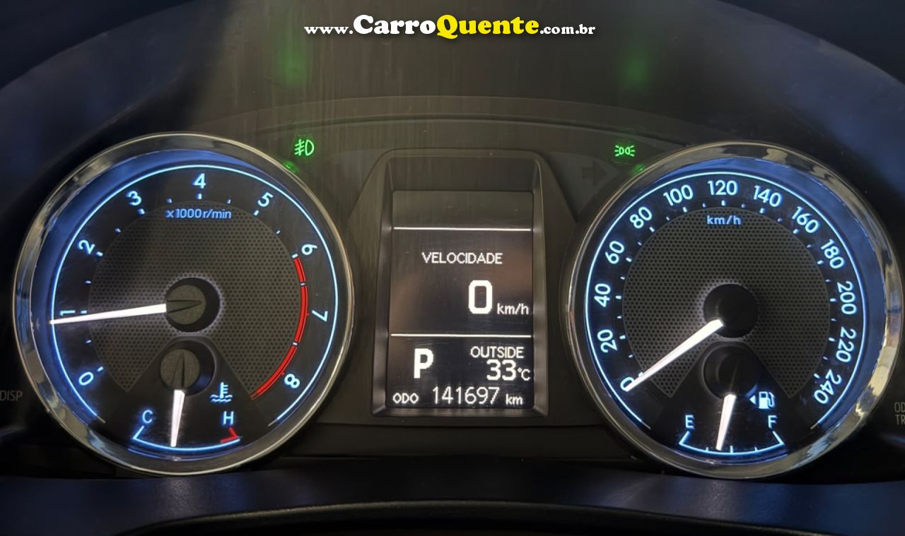 TOYOTA   COROLLA XEI 2.0 FLEX 16V AUT.   BRANCO 2016 2.0 FLEX - Loja