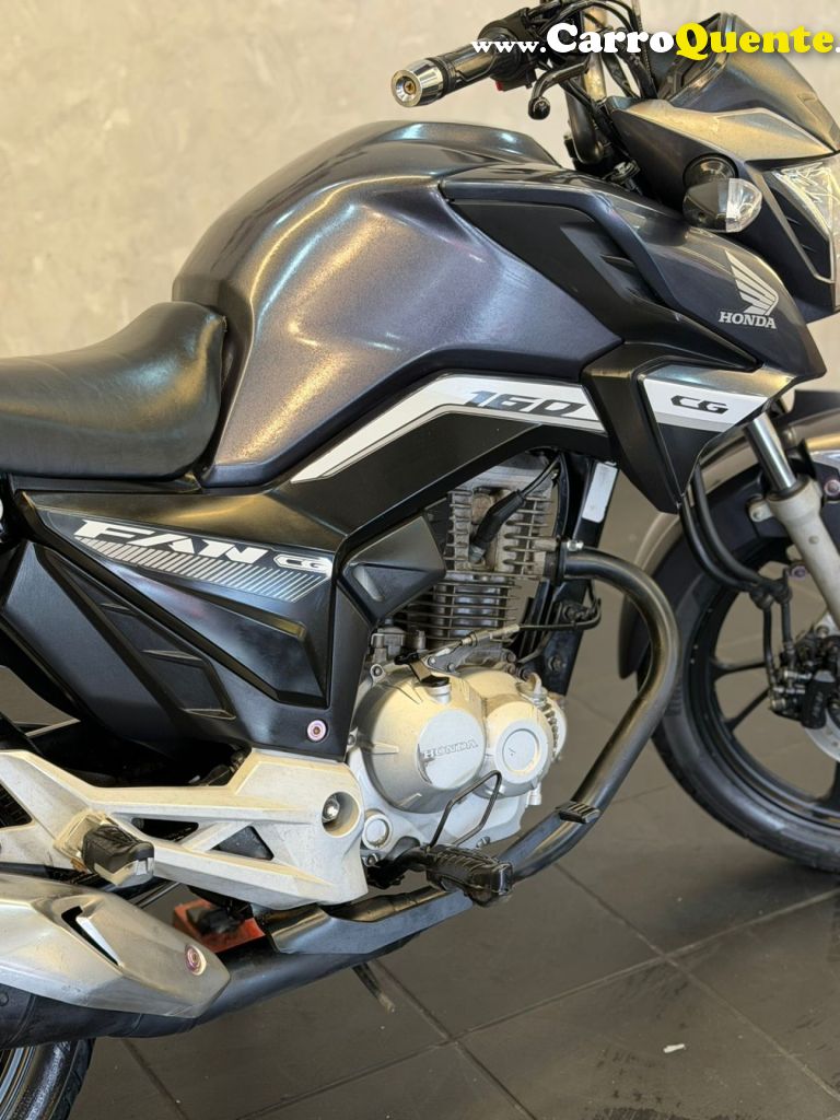 HONDA   CG 160 FAN FLEX   CINZA 2019 160 FLEX - Loja