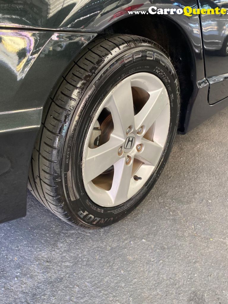 HONDA   CIVIC SEDAN LXS 1.81.8 FLEX 16V AUT. 4P   VERDE 2007 1.8 FLEX - Loja