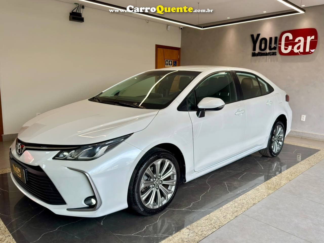 TOYOTA   COROLLA XEI 2.0 FLEX 16V AUT.   BRANCO 2022 2.0 FLEX - Loja