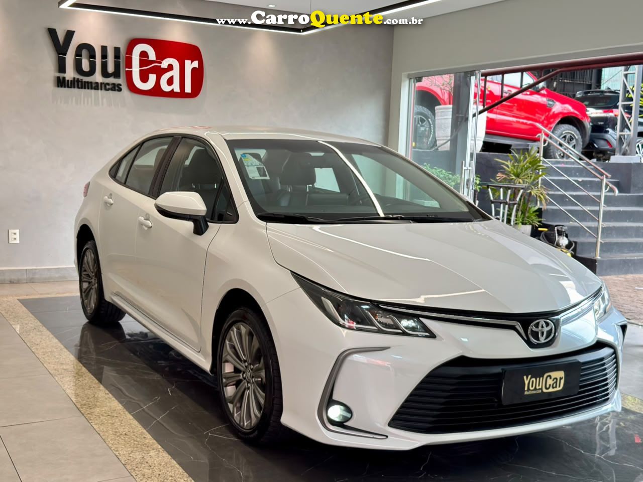 TOYOTA   COROLLA XEI 2.0 FLEX 16V AUT.   BRANCO 2022 2.0 FLEX - Loja