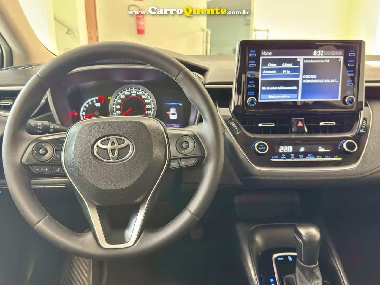 TOYOTA   COROLLA XEI 2.0 FLEX 16V AUT.   BRANCO 2022 2.0 FLEX - Loja
