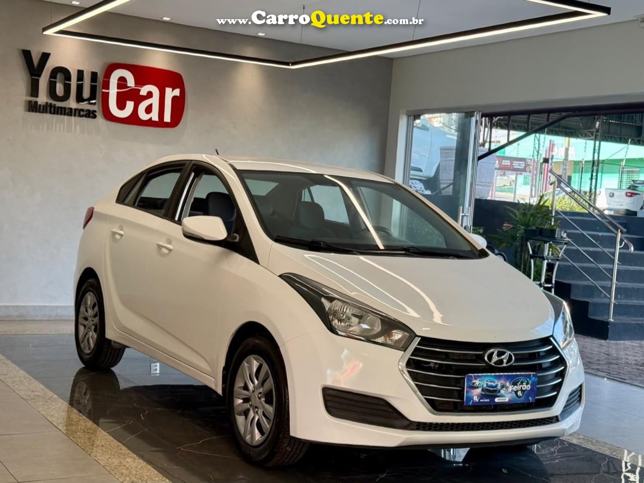 HYUNDAI   HB20S C.PLUSC.STYLE1.0 FLEX 12V MEC. 4P   BRANCO 2017 1.0 FLEX - Loja
