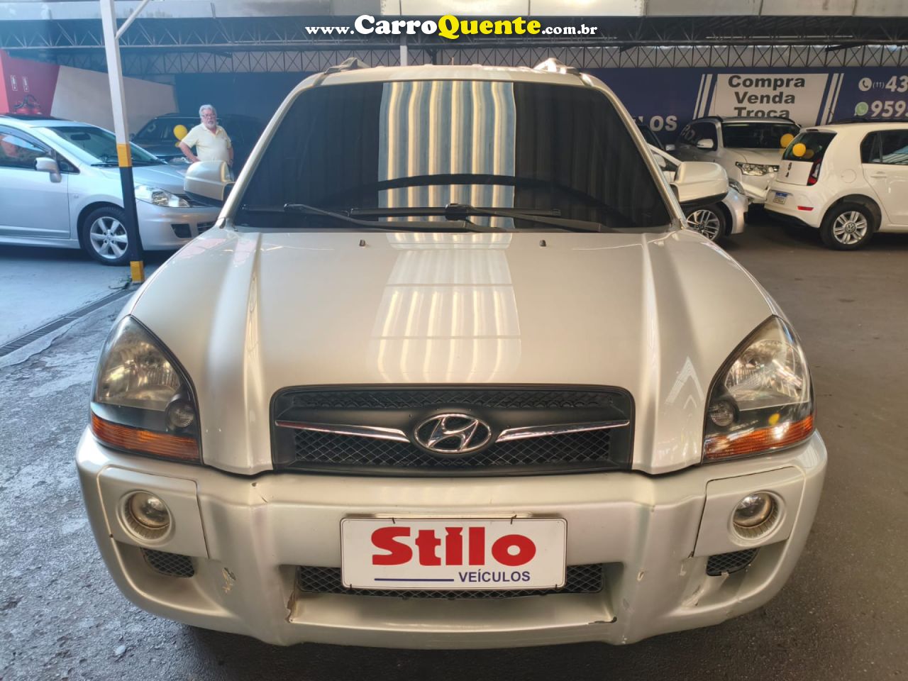 HYUNDAI   TUCSON 2.0 16V FLEX AUT.   PRATA 2014 2.0 FLEX - Loja