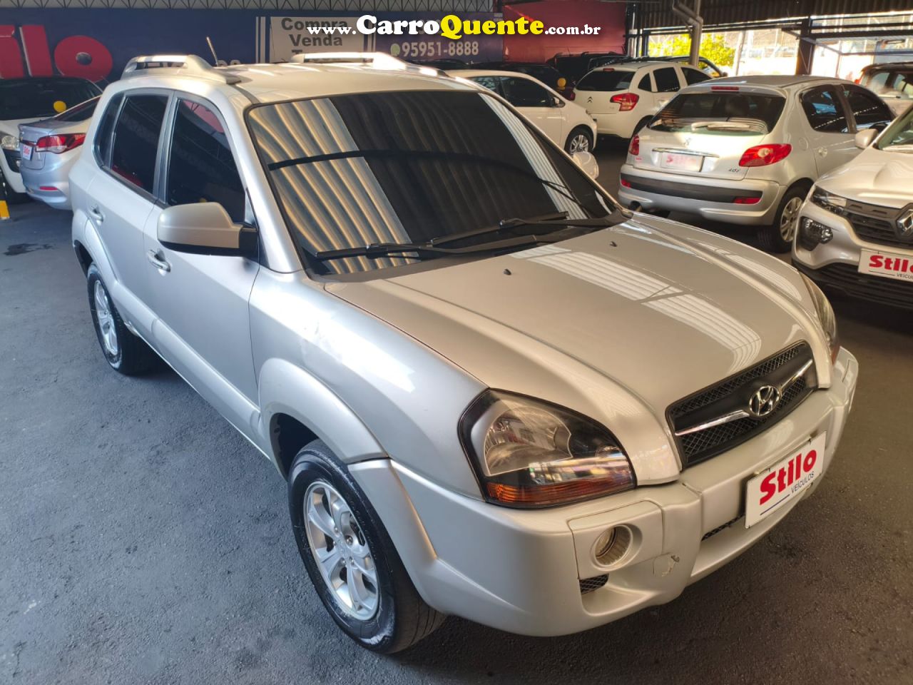 HYUNDAI   TUCSON 2.0 16V FLEX AUT.   PRATA 2014 2.0 FLEX - Loja