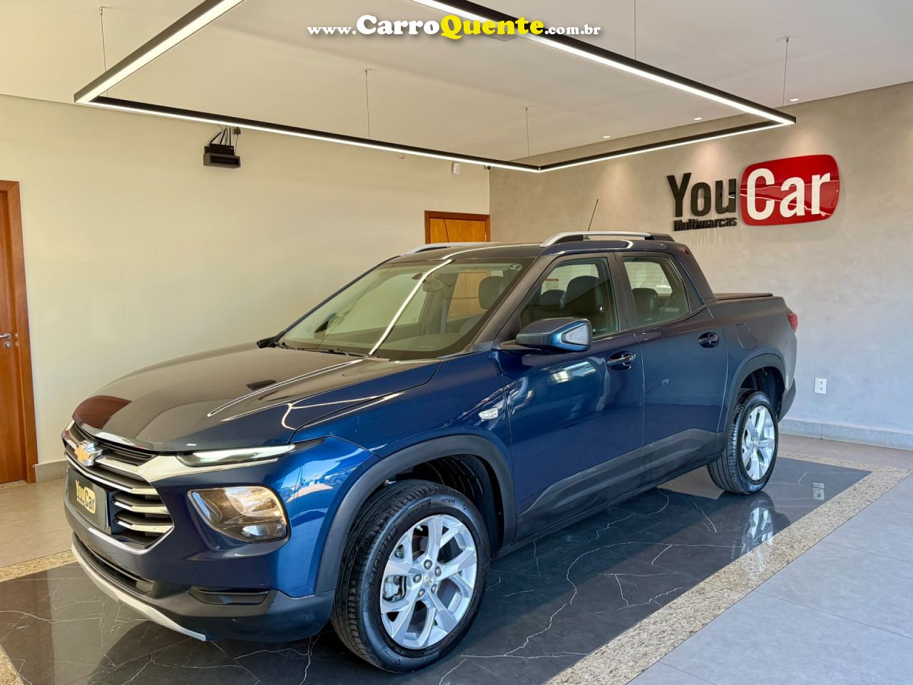 CHEVROLET   MONTANA LTZ 1.2 TURBO FLEX 12V 4P AUT.   AZUL 2025 1.2 FLEX - Loja