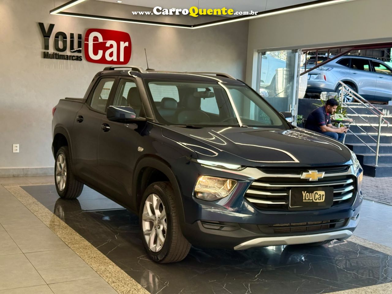 CHEVROLET   MONTANA LTZ 1.2 TURBO FLEX 12V 4P AUT.   AZUL 2025 1.2 FLEX - Loja