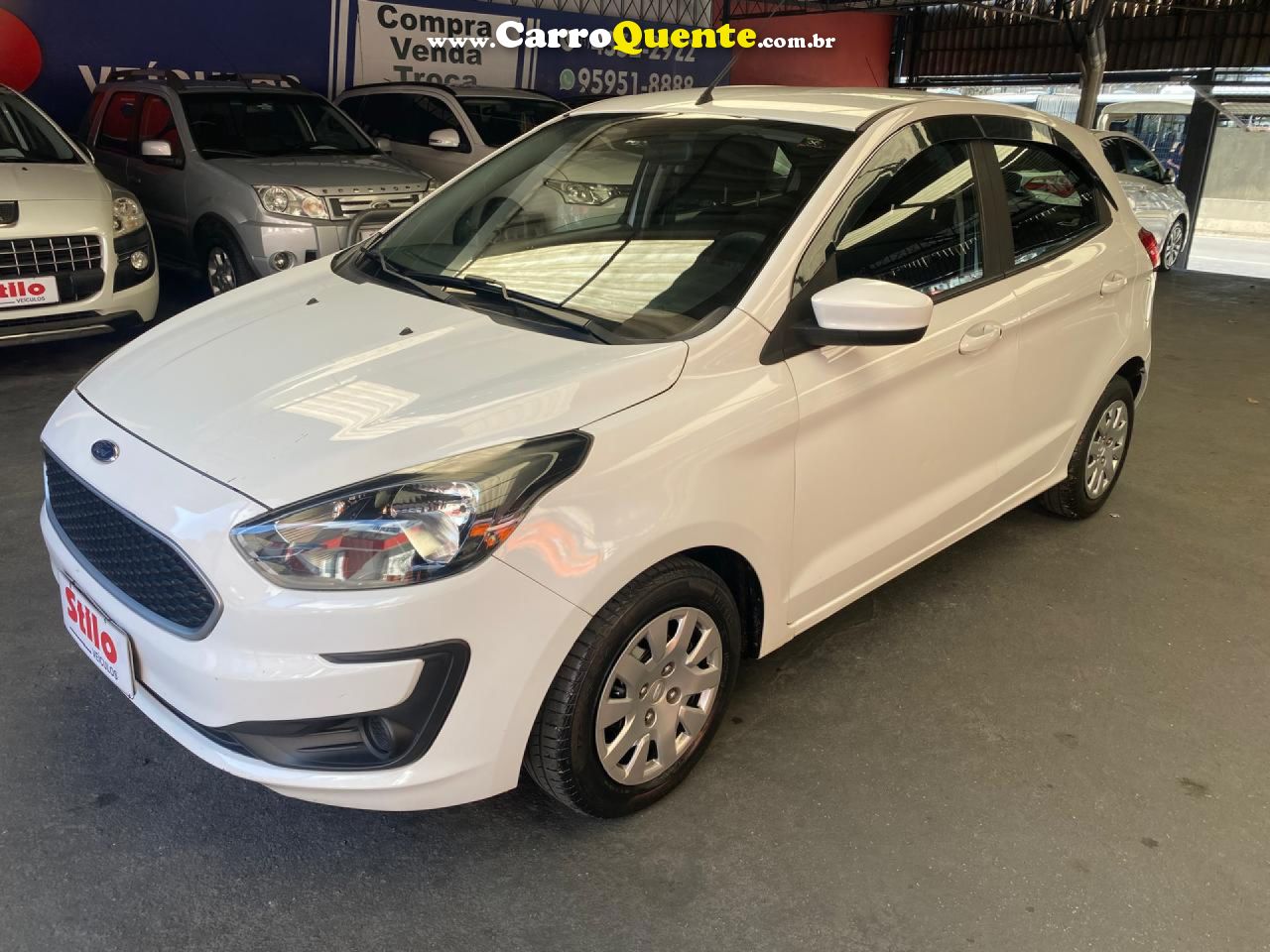 FORD   KA 1.0 S TIVCT FLEX 5P   BRANCO 2019 1.0 FLEX - Loja