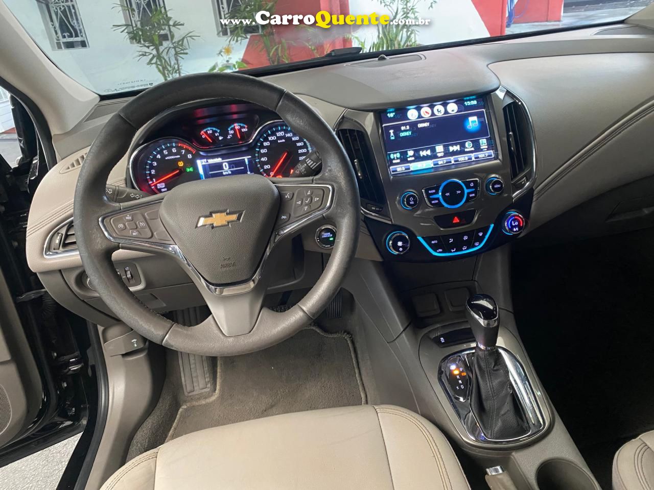 CHEVROLET   CRUZE LTZ 1.4 16V TURBO FLEX 4P AUT.   PRETO 2019 1.4 FLEX - Loja