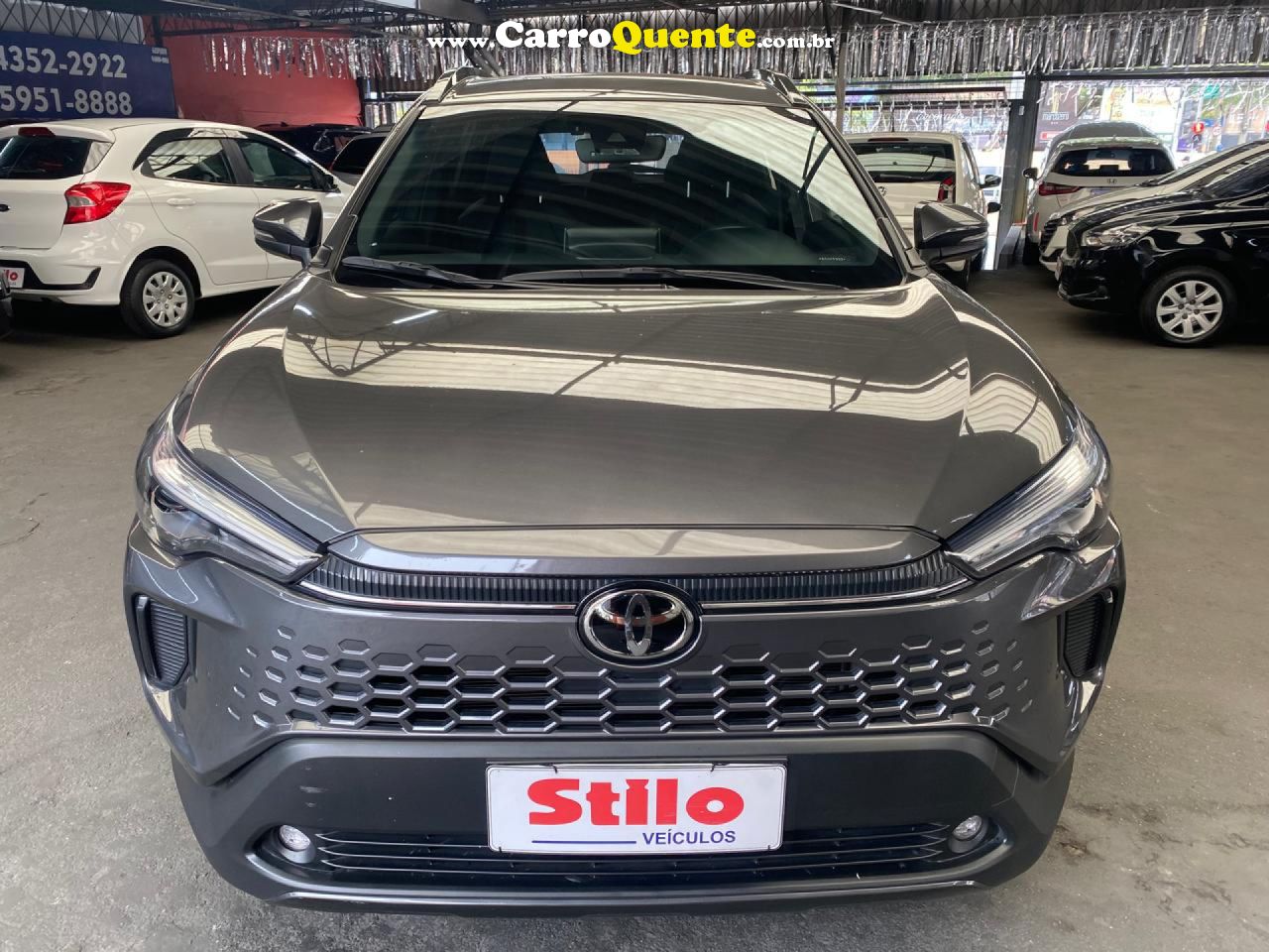 TOYOTA   COROLLA CROSS XRE 2.0 16V FLEX AUT.   CINZA 2025 2.0 FLEX - Loja
