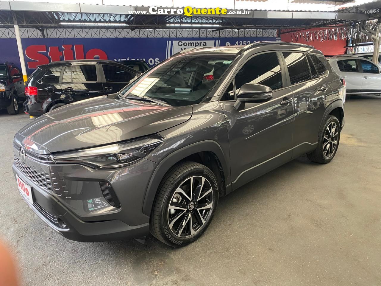 TOYOTA   COROLLA CROSS XRE 2.0 16V FLEX AUT.   CINZA 2025 2.0 FLEX - Loja