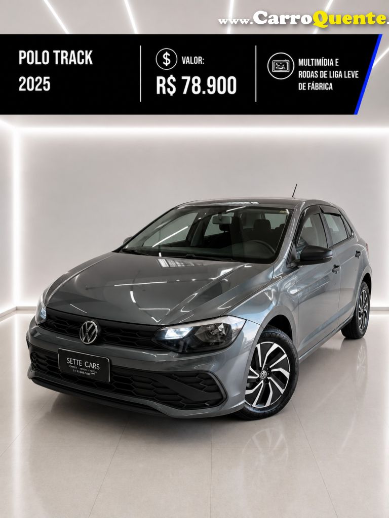 VOLKSWAGEN   POLO TRACK 1.0 FLEX 12V 5P   BRANCO 2025 1.0 FLEX - Loja