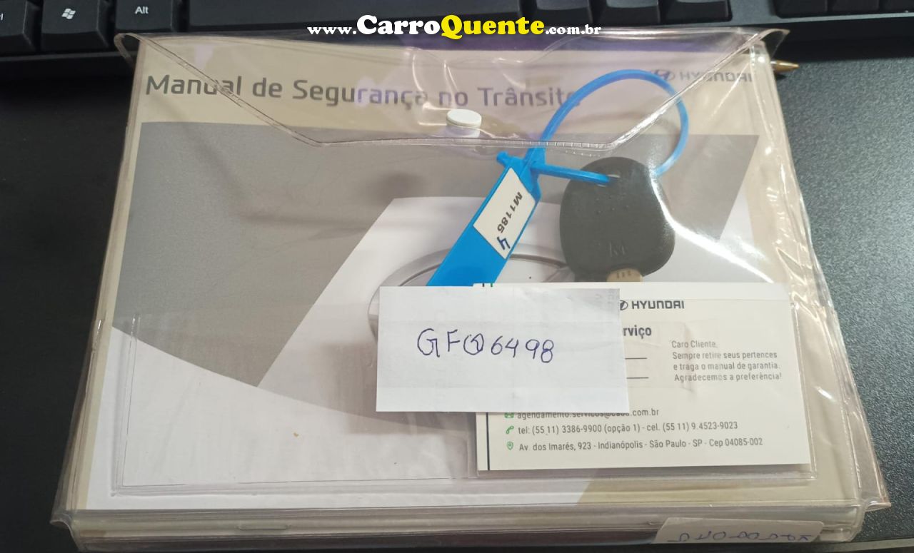 HYUNDAI   HB20 1.0M UNIQUE   BRANCO 2019 1.0 FLEX - Loja