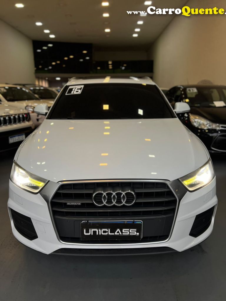 AUDI   Q3 2.0 TFSI QUAT. 170180CV S-TRONIC 5P   BRANCO 2016 2.0 GASOLINA - Loja
