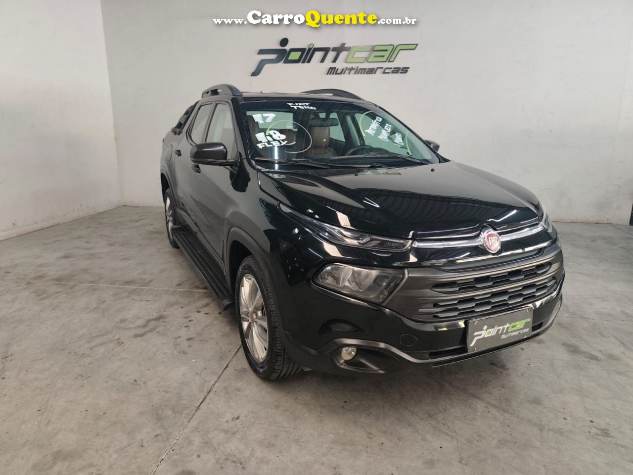 FIAT   TORO FREEDOM 1.8 16V FLEX AUT.   PRETO 2017 1.8 FLEX - Loja