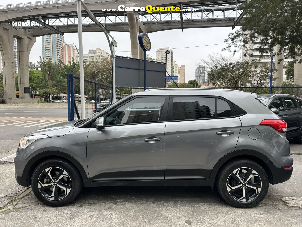 HYUNDAI   CRETA SMART PLUS 1.6 16V FLEX AUT.   CINZA 2021 1.6 16V FLEX - Loja