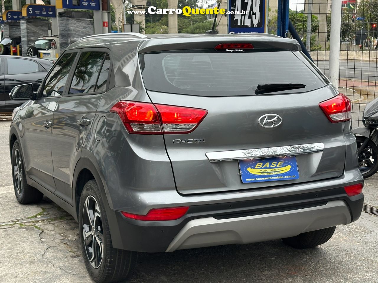 HYUNDAI   CRETA SMART PLUS 1.6 16V FLEX AUT.   CINZA 2021 1.6 16V FLEX - Loja