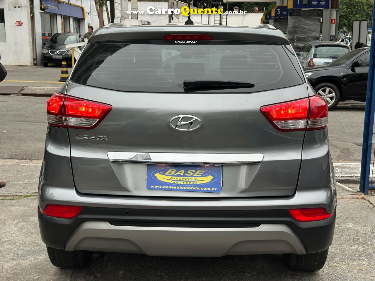 HYUNDAI   CRETA SMART PLUS 1.6 16V FLEX AUT.   CINZA 2021 1.6 16V FLEX - Loja