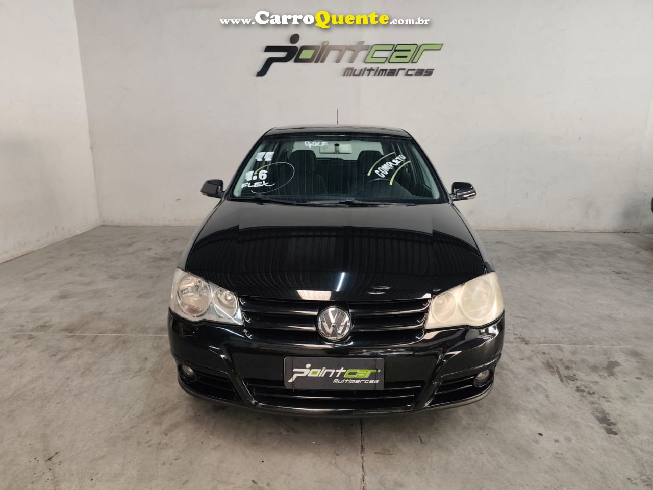 VOLKSWAGEN   GOLF 1.6 MI TOTAL FLEX 8V 4P   PRETO 2011 1.6 FLEX - Loja
