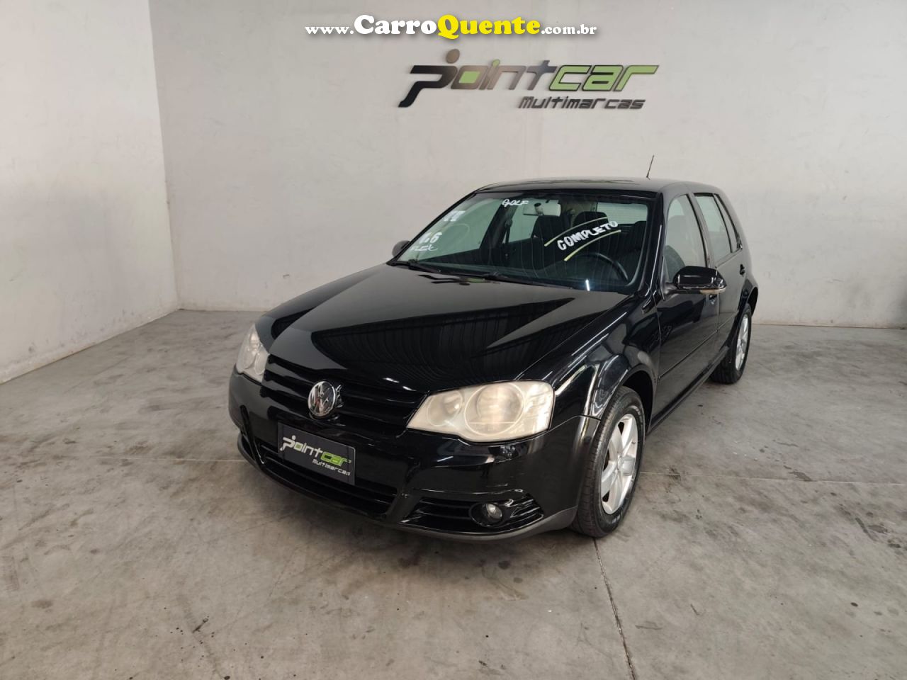 VOLKSWAGEN   GOLF 1.6 MI TOTAL FLEX 8V 4P   PRETO 2011 1.6 FLEX - Loja