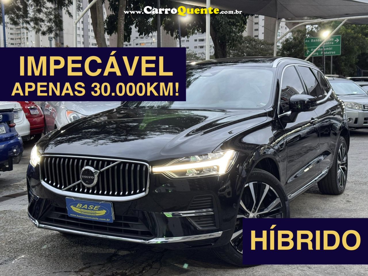 VOLVO   VOLVO XC60 2.0 T8 RECHARGE ULTIMATE AWD GEARTRONIC   PRETO 2023 2.0 GASOLINA - Loja