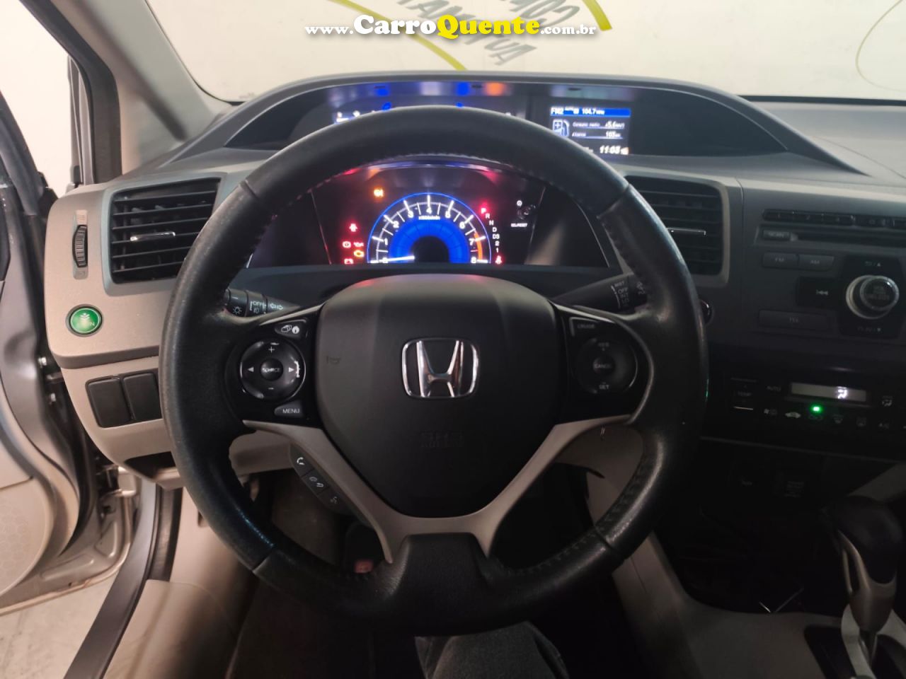 HONDA   CIVIC SEDAN LXS 1.81.8 FLEX 16V MEC. 4P   CINZA 2014 1.8 FLEX - Loja