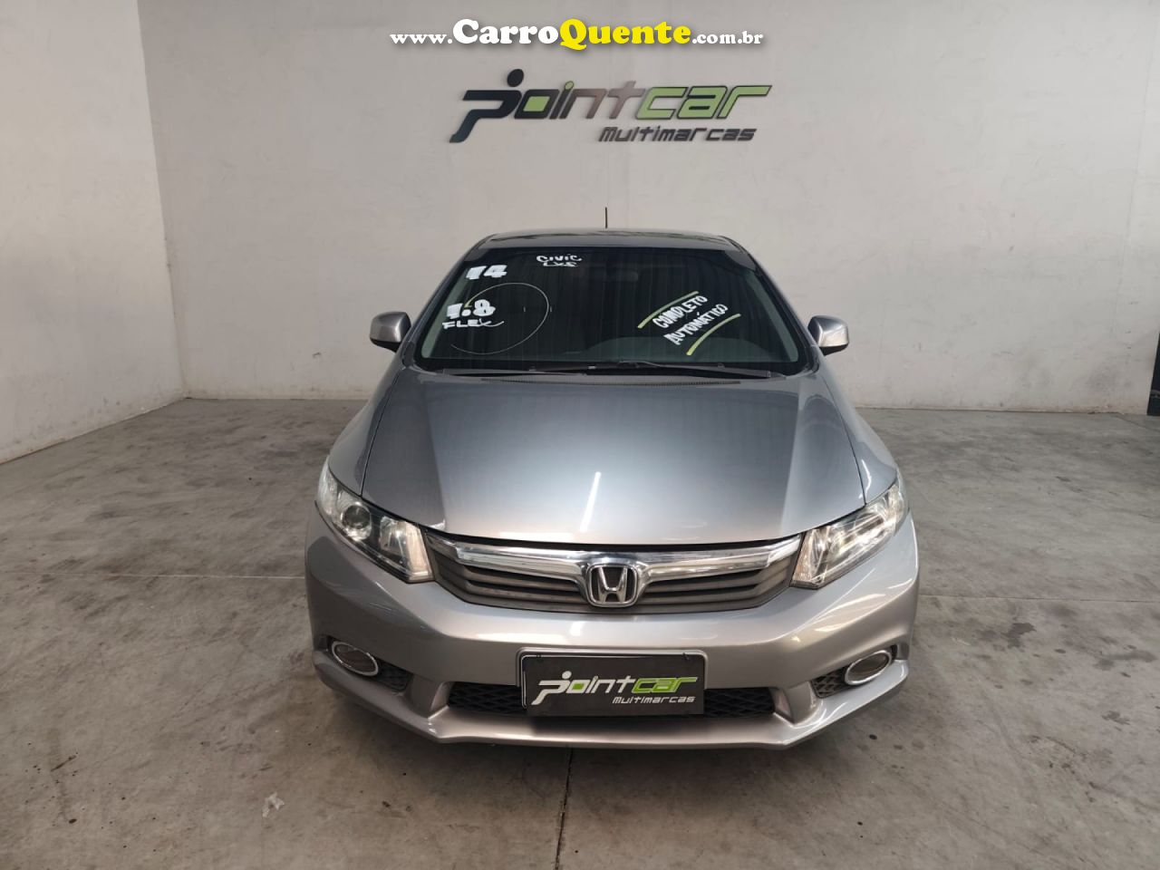 HONDA   CIVIC SEDAN LXS 1.81.8 FLEX 16V MEC. 4P   CINZA 2014 1.8 FLEX - Loja