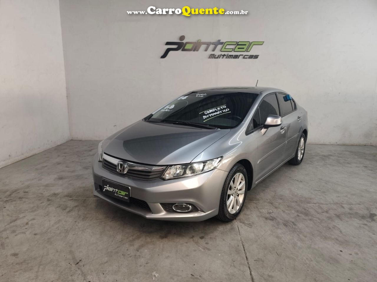 HONDA   CIVIC SEDAN LXS 1.81.8 FLEX 16V MEC. 4P   CINZA 2014 1.8 FLEX - Loja