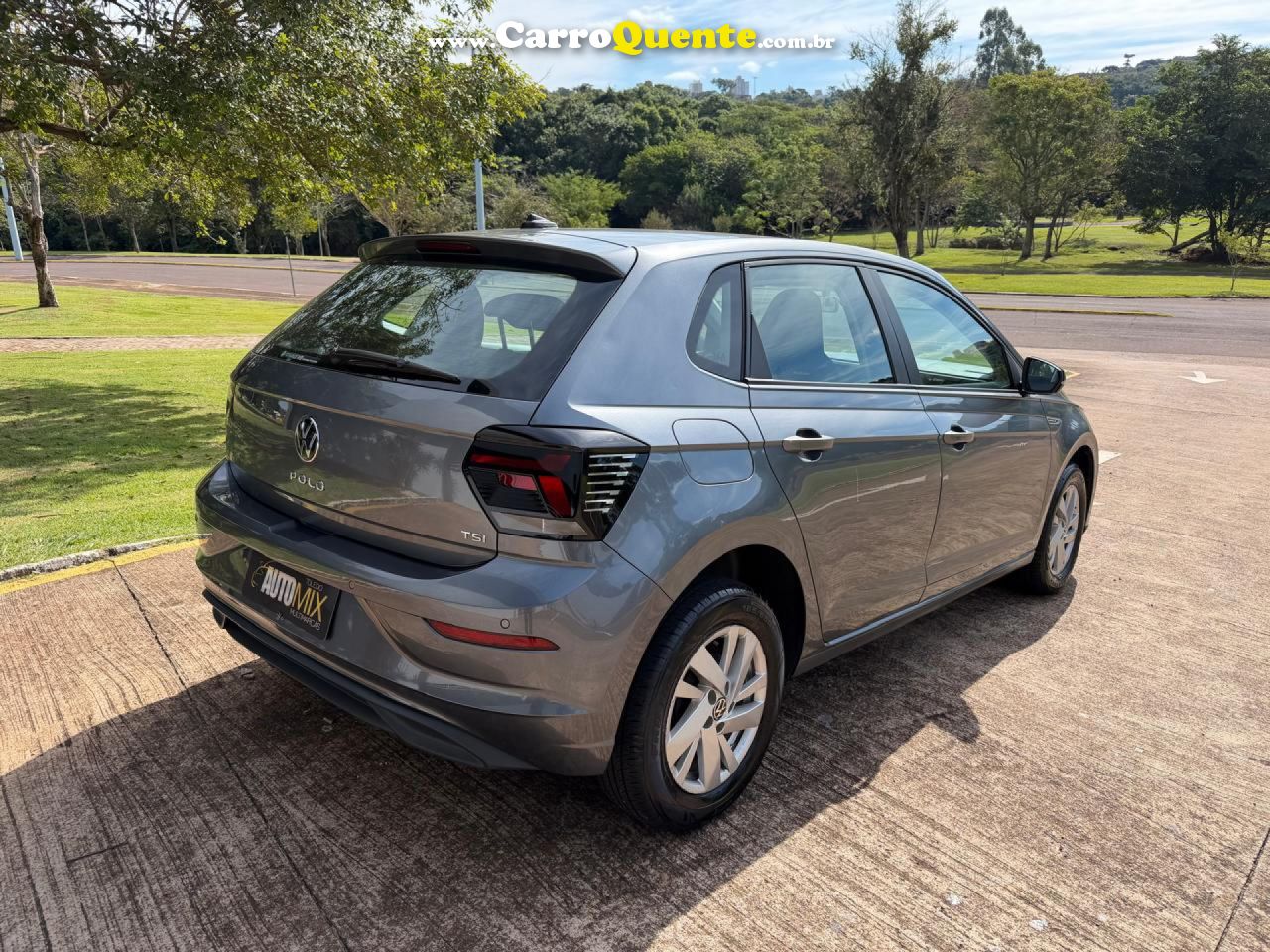 VOLKSWAGEN   POLO COMFORTLINE TSI 1.0 FLEX 12V AUT.   CINZA 2024 1.0 FLEX - Loja