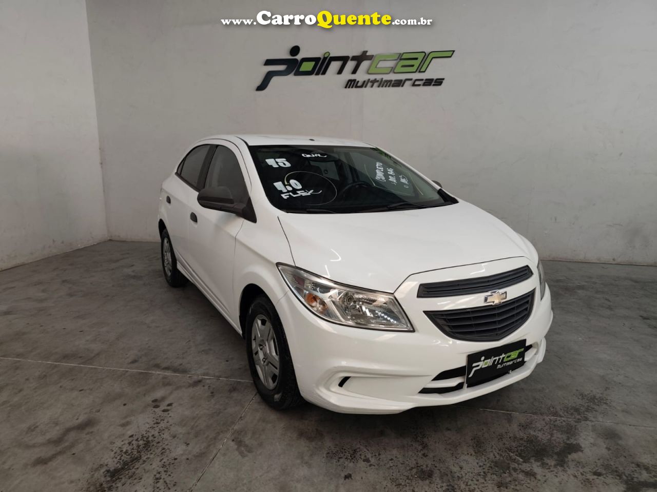 CHEVROLET   ONIX HATCH LS 1.0 8V FLEXPOWER 5P MEC.   BRANCO 2015 1.0 FLEX - Loja
