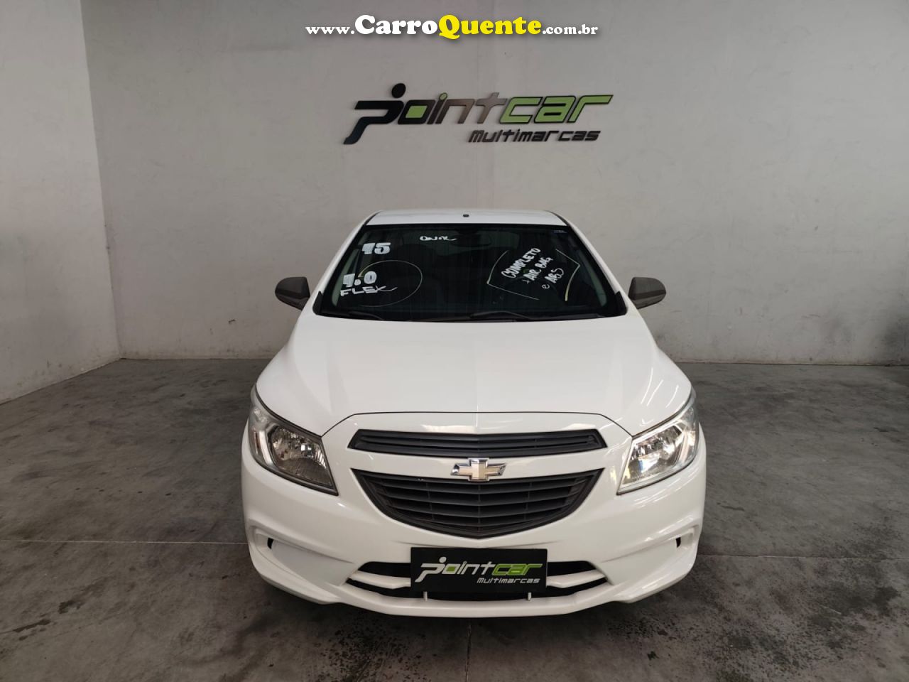 CHEVROLET   ONIX HATCH LS 1.0 8V FLEXPOWER 5P MEC.   BRANCO 2015 1.0 FLEX - Loja