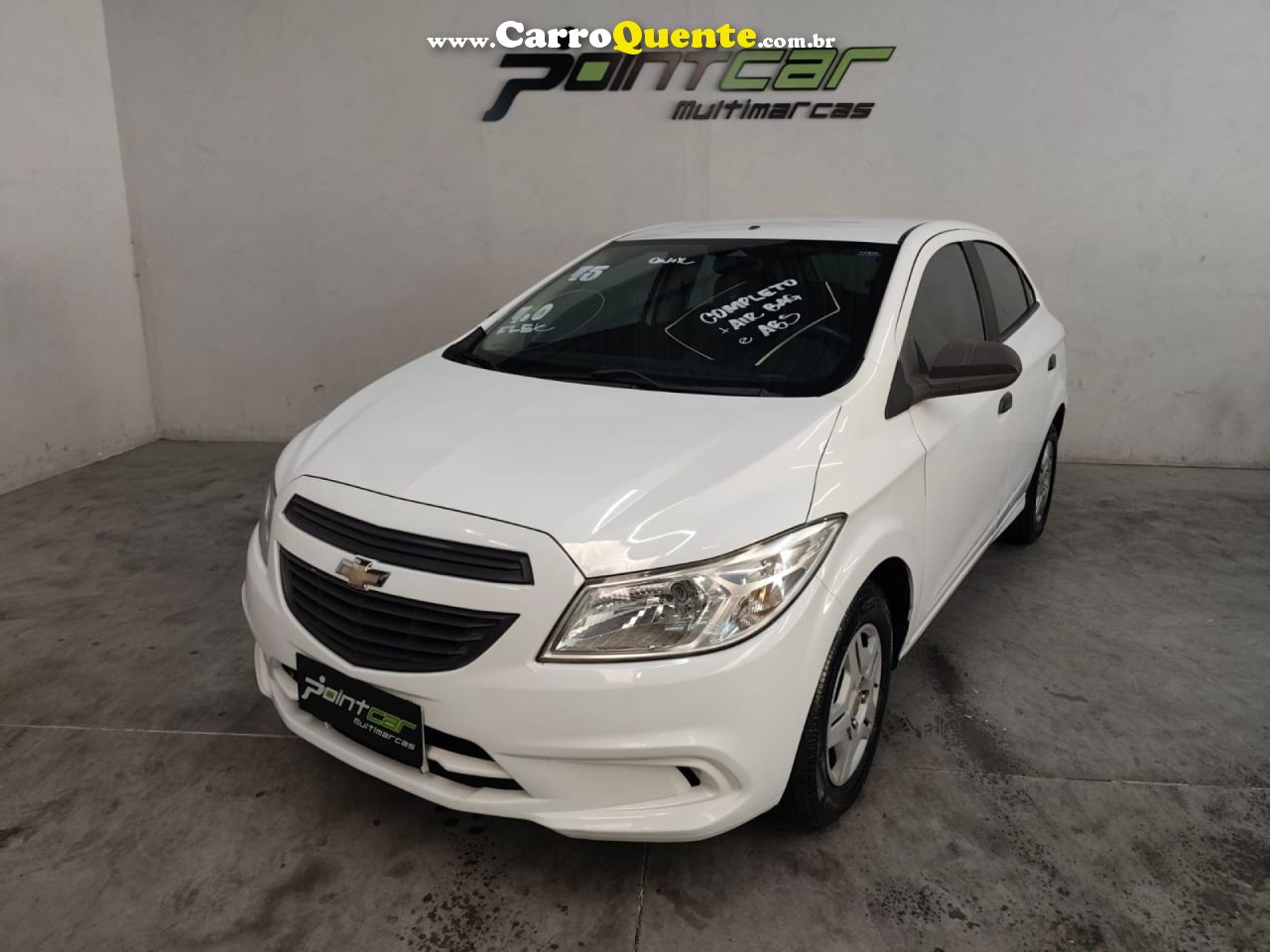 CHEVROLET   ONIX HATCH LS 1.0 8V FLEXPOWER 5P MEC.   BRANCO 2015 1.0 FLEX - Loja