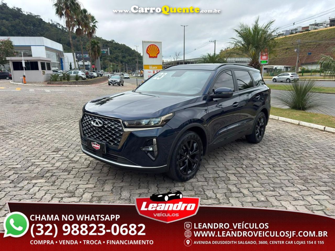 CHERY   TIGGO 7 PRO 1.6 TURBO 16V AUT.     AZUL 2023 1.6 GASOLINA - Loja