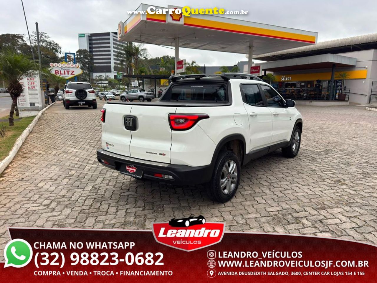 FIAT   TORO FREEDOM 2.0 16V 4X4 TB DIESEL AUT.   BRANCO 2021 2.0 DIESEL - Loja